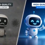 low-quality ai content vs high quality ai content